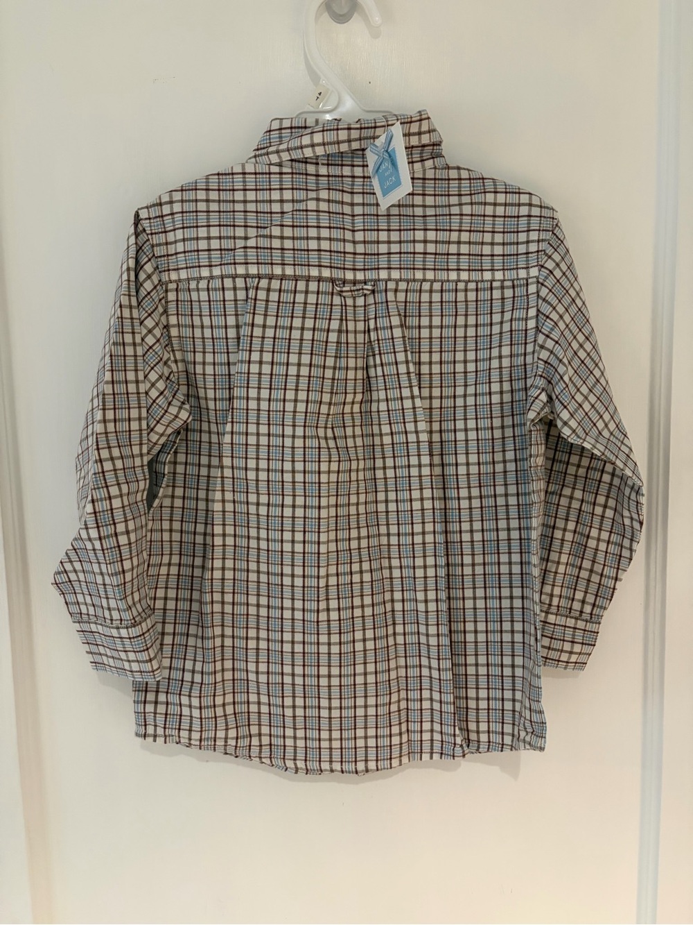 NWT Boys 4T Janie and Jack Plaid Long Sleeve Dress Shirt